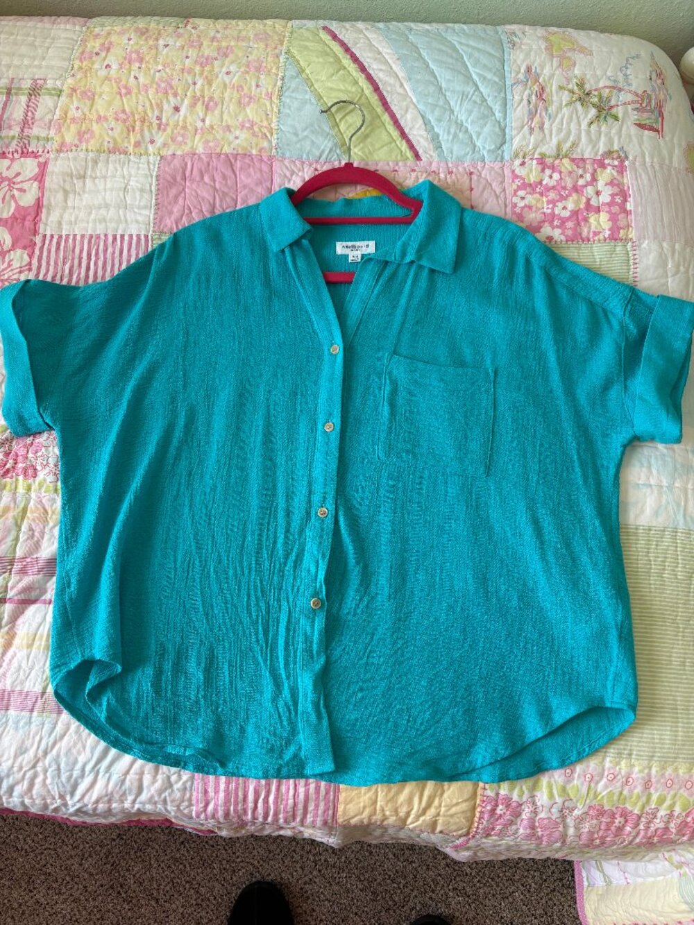 Westbound Ocean Blue 100% Cotton Shirt PM